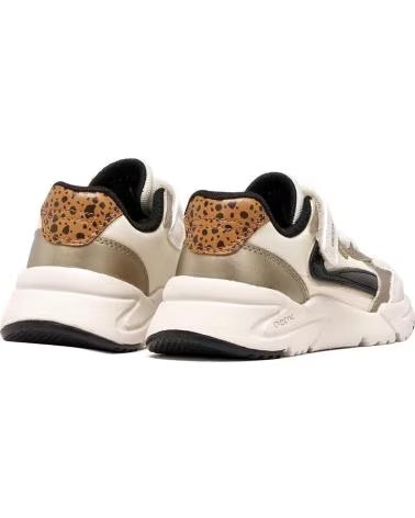 GEOX J LOFTUS SNEAKER ELFENBEIN-PLATIN C1M2U IVORY-PLATINUM