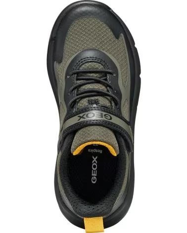 GEOX J PRO-RAN ZAPATILLAS DEPORTIVAS J65P7F 01454 VERDE NEGRO C0496 GREEN-BLACK