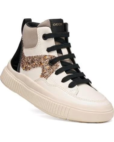 GEOX J LAQUINNY J66M3D 05402 C1MB6 IVORY LT BRONZE IVORY-LT
