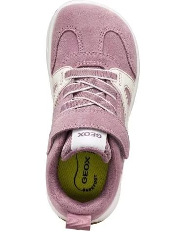 SAPATILHAS GEOX J FOOT-RUN J66PCA 022BC OLD ROSE WHITE CA81Z ROSE-WHITE