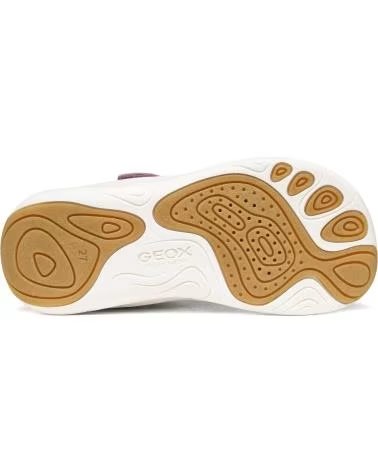 SAPATILHAS GEOX J FOOT-RUN J66PCA 022BC OLD ROSE WHITE CA81Z ROSE-WHITE