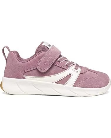 SAPATILHAS GEOX J FOOT-RUN J66PCA 022BC OLD ROSE WHITE CA81Z ROSE-WHITE