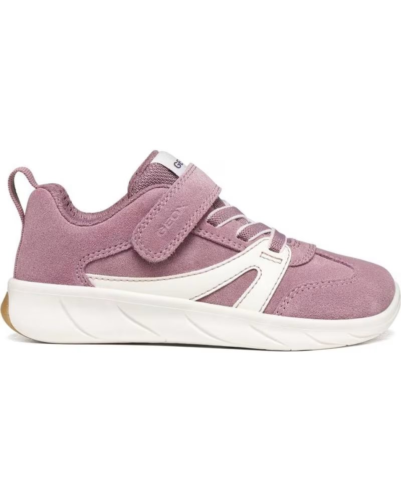 SAPATILHAS GEOX J FOOT-RUN J66PCA 022BC OLD ROSE WHITE CA81Z ROSE-WHITE