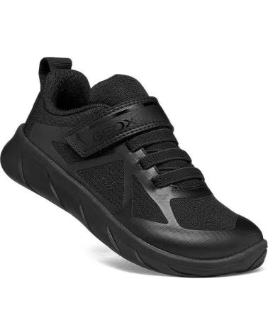 GEOX J66PDD 0FU54 J FOOT-RUN C9999 BLACK SNEAKER