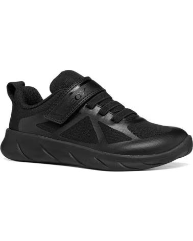 GEOX J66PDD 0FU54 J FOOT-RUN C9999 BLACK SNEAKER