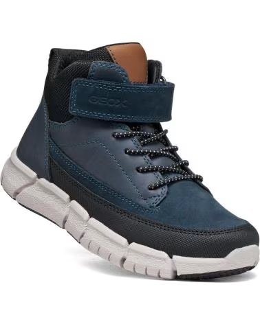 GEOX J369BA 032ME J FLEXYPER C4002 HIGH-TOP-SNEAKER IN MARINEBLAU - NAVY