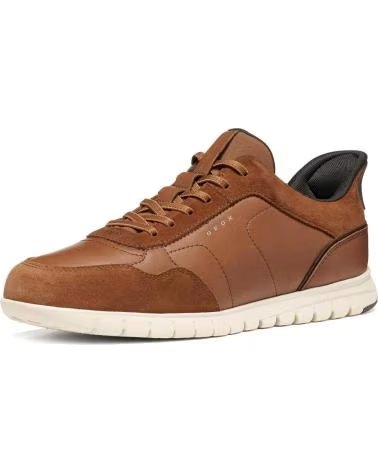 GEOX U FLEXTRIDEZERO PLUS COGNAC U66NEA 0BC22 SNEAKER C6001COGNAC