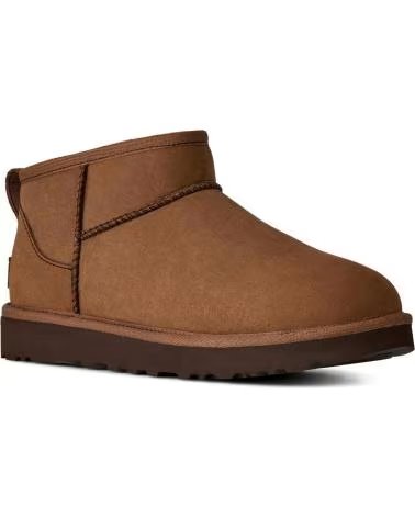 UGG 1184556 W CLASSIC ULTRA MINI NUBUCK DARK CHESTNUT STIEFEL