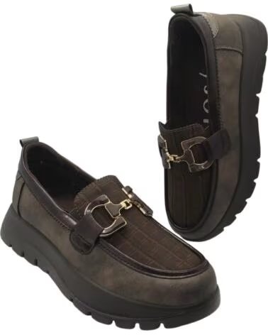 MYSOFT DAMENSCHUH MOKASSIN 26M629 BRAUN MARRON