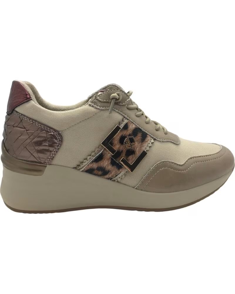 MYSOFT ZAPATILLA SNEAKER CUÑA 26M591 BEIGE