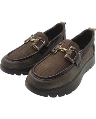 MYSOFT DAMENSCHUH MOKASSIN 26M629 BRAUN MARRON