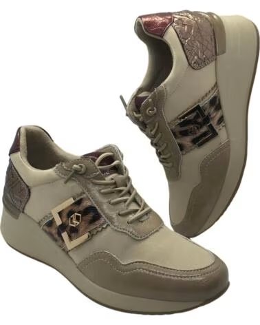 MYSOFT ZAPATILLA SNEAKER CUÑA 26M591 BEIGE