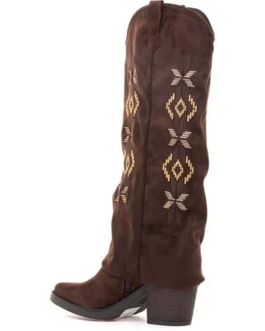BOTTES HAUTES MTNG 56357 STYLE WESTERN MARRON MARRóN
