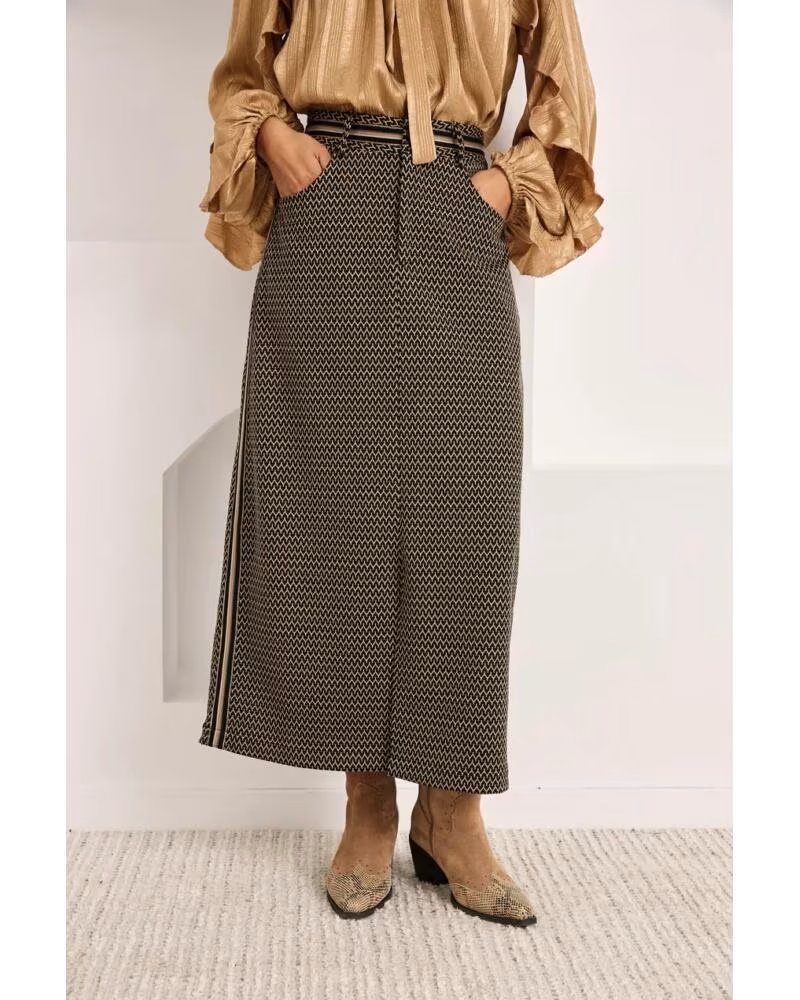 NEKANE NKN JACQUARD ROCK BESTICKTES BAND TARVIA NEGRO