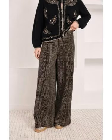 NEKANE NKN Pantalon Jacquard Pinzas Nkn Ni Luseti NEGRO