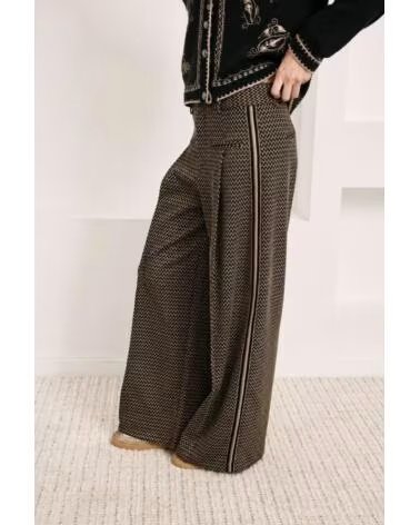 NEKANE NKN Pantalon Jacquard Pinzas Nkn Ni Luseti NEGRO