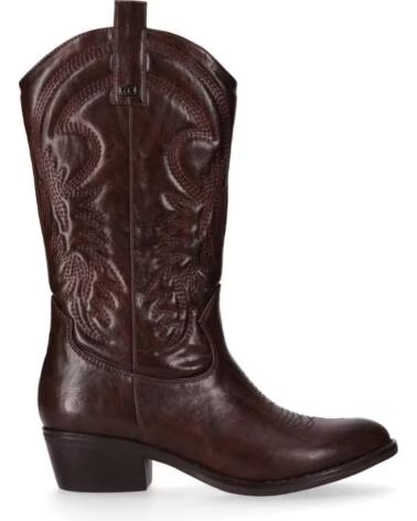 CHIKA10 ISKIA 04 DAMEN WESTERNSTIEFEL IN BRAUN MARRON-BROWN