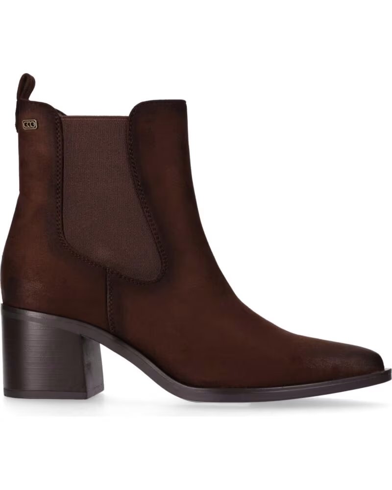 CHIKA10 COLIN 02 BOTINS DE MULHER CASTANHO MARRON-BROWN