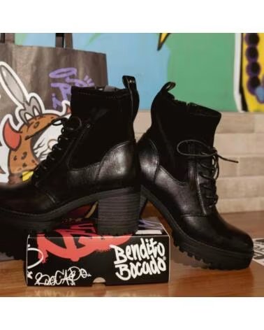 CHIKA10 PILAR 34 BOTINS DE MULHER SALTO ALTO PRETO NEGRO-BLACK