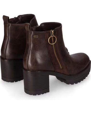 CHIKA10 PILAR 33 STIVALETTI IN ECOPELLE DA DONNA CON TACCO ALTO MARRON-BROWN