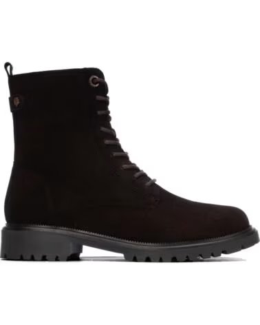 DAMEN SCHNÜRSTIEFELETTEN AUS LEDER CARMELA 164314 IN BRAUN MARRON