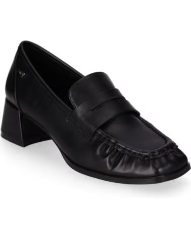 CHIKA10 DONCELLA 01 SAPATOS DE COURO SINTÉTICO SALTO MÉDIO PRETO NEGRO-BLACK