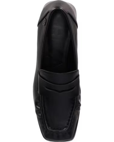 CHIKA10 DONCELLA 01 SAPATOS DE COURO SINTÉTICO SALTO MÉDIO PRETO NEGRO-BLACK