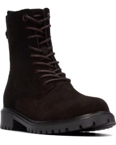 DAMEN SCHNÜRSTIEFELETTEN AUS LEDER CARMELA 164314 IN BRAUN MARRON