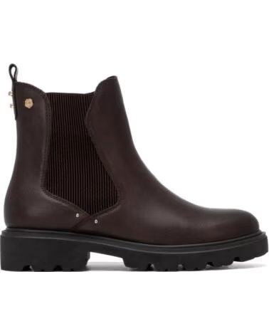 STIVALETTI CHELSEA IN PELLE DA DONNA CARMELA 164338 MARRONE MARRON