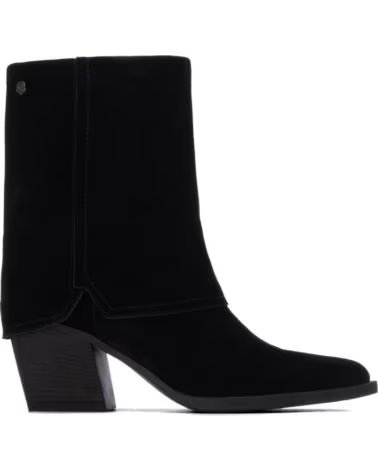 CARMELA 164335 STIVALETTI IN PELLE NERA DA DONNA NEGRO