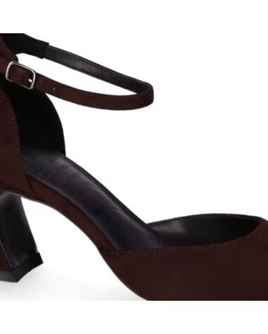 SAPATOS DE SALTO MÉDIO CHIKA10 GULDA 04 CASTANHO MARRON-BROWN