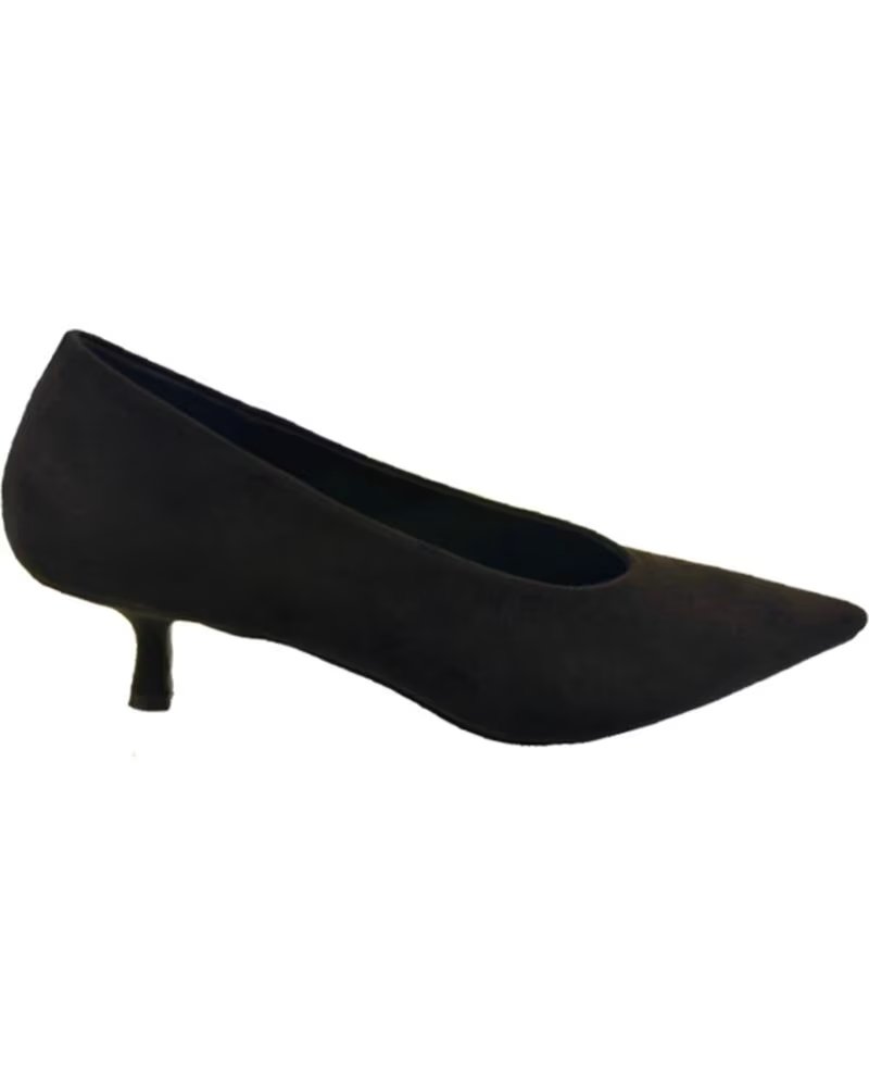 CHIKA10 SALONET 01 SCARPE CON TACCO MEDIO IN TESSUTO DA DONNA NEGRO-BLACK