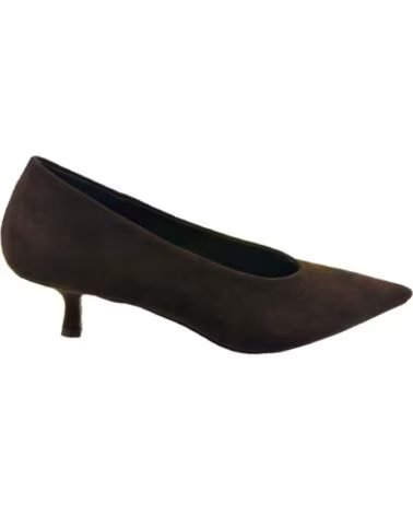 CHIKA10 SALONET 01 SAPATOS DE MULHER EM TECIDO MARRON-BROWN