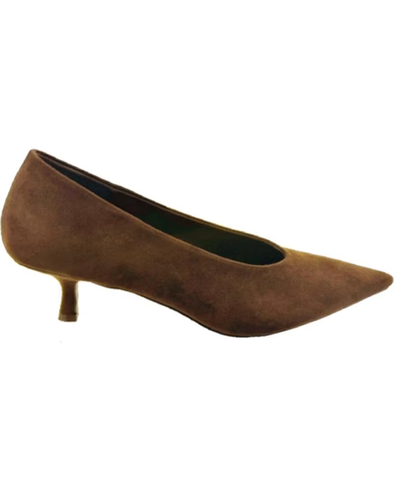 CHIKA10 SALONET 01 SCARPE CON TACCO MEDIO DA DONNA CUERO-TAN
