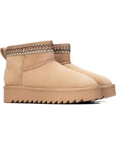 REFRESH BotIn de mujer 176017 Beige MARRóN