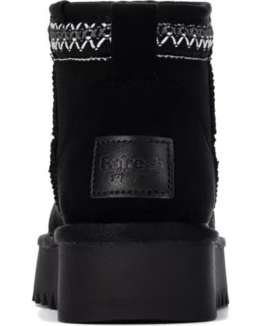 REFRESH BotIn de mujer 176017 Negro NEGRO