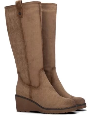 REFRESH Bota de mujer 176035 Taupe MARRóN