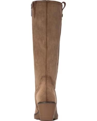 REFRESH Bota de mujer 176035 Taupe MARRóN