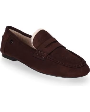 CHIKA10 LAMBADA 01 CHAUSSURES TISSU FEMME PLAT MARRON-DK BROWN MARRóN-DK