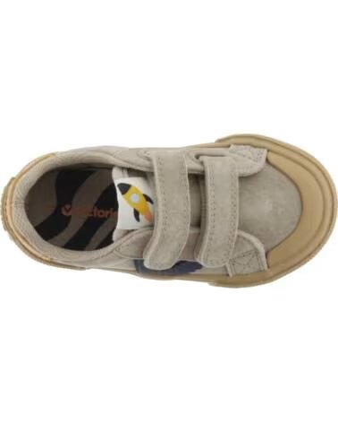 VICTORIA KINDER SNEAKER TRIBU RIEMEN VELOURSLEDER 1065201 BEIGE