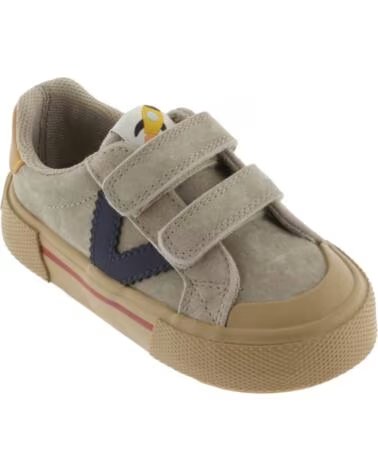 VICTORIA KINDER SNEAKER TRIBU RIEMEN VELOURSLEDER 1065201 BEIGE