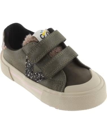 VICTORIA TÉNIS MENINA TRIBU TIRAS METALIZADO 1065202 KAKI