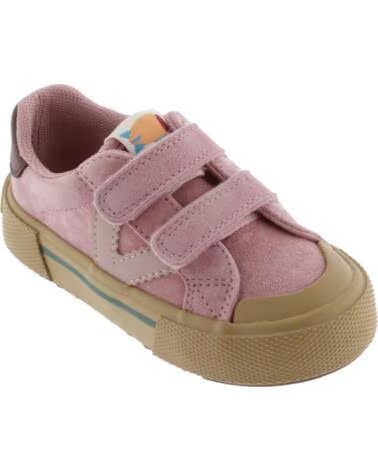 VICTORIA TÉNIS MENINA TRIBU TIRAS C ROUTE DE COURO 1065201 ROSA