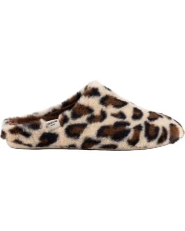 VICTORIA CHINELOS DE QUARTO PARA MULHER NORTE ANIMAL PRINT 1081126 CREME CREMA