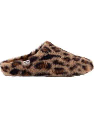 VICTORIA CHINELOS DE CASA PARA MULHER NORTE ANIMAL PRINT 1081126 CAMELO CAMEL
