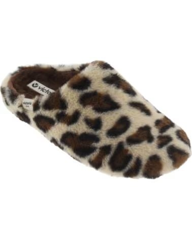 VICTORIA CHINELOS DE QUARTO PARA MULHER NORTE ANIMAL PRINT 1081126 CREME CREMA