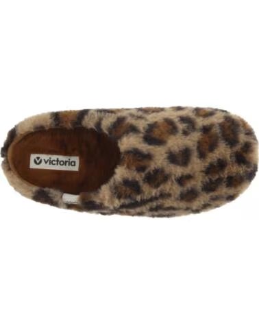 VICTORIA CHINELOS DE CASA PARA MULHER NORTE ANIMAL PRINT 1081126 CAMELO CAMEL