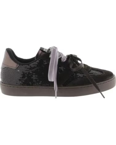 VICTORIA Zapatillas Berlin Lentejuelas y Serraje 1126246 NEGRO