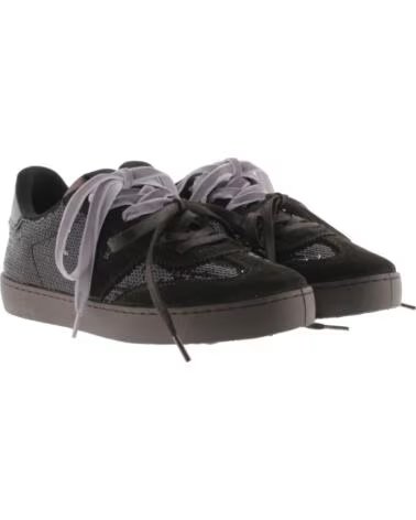 VICTORIA Zapatillas Berlin Lentejuelas y Serraje 1126246 NEGRO
