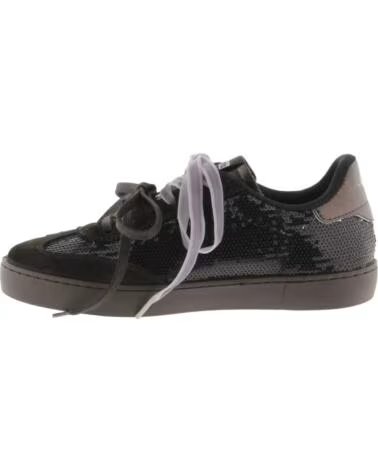 VICTORIA Zapatillas Berlin Lentejuelas y Serraje 1126246 NEGRO